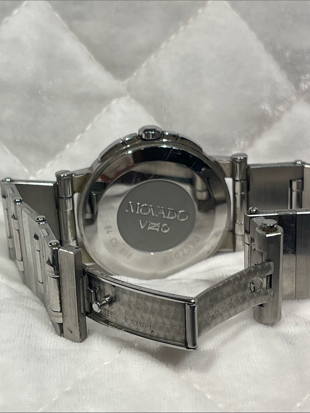 Movado Vizio 38mm gray dial - Picture 5 of 6
